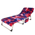 thumbnail image 1 of Bangcool Pool Towel Microfiber Soft Portable Beach Towel Beach Chair Cover with Pockets, 1 of 9