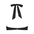thumbnail image 4 of Women Push Up Bikini Top V Neck Full Coverage Swimsuit Top with Adjustable Straps and Buckle Closure, 4 of 4