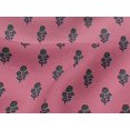 thumbnail image 4 of oneOone Viscose Jersey Fabric Leaves & Floral Block Decor Fabric Printed BTY 60 Inch Wide, 4 of 5