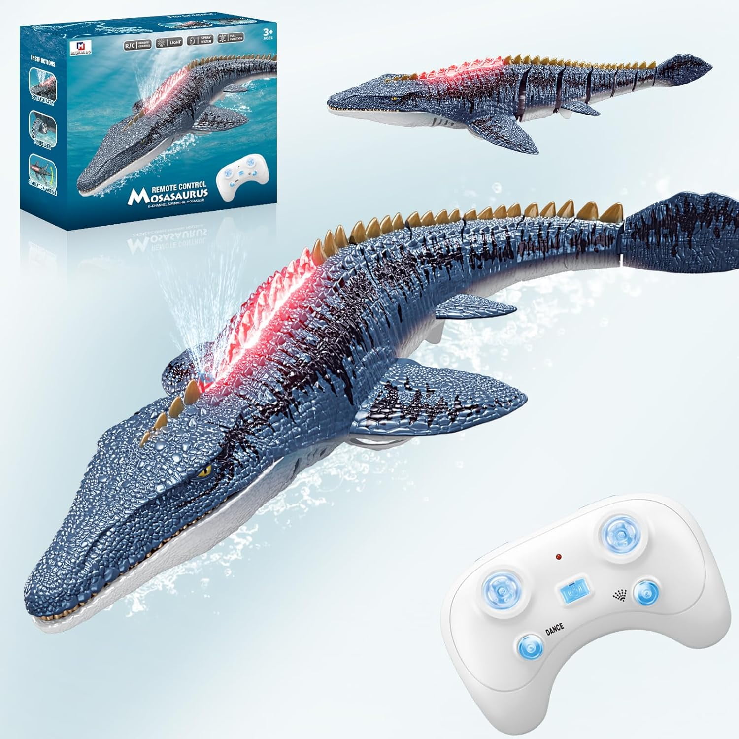 Noir-Jouet RC de requins télécommandés pour garçons et filles, poisson Noir-Jouet RC de requins télécommandés pour garçons et filles, poisson