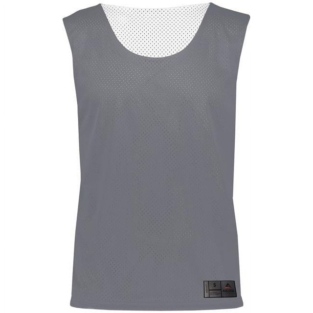 ASI 9717.R04.2XL Haut de Pinnie Réversible en Maille Adulte & 44; Graphite & Blanc - 2XL