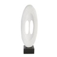 thumbnail image 1 of Sagebrook Home Mango Wood 27" Carved Table Top Decor, White, 1 of 1