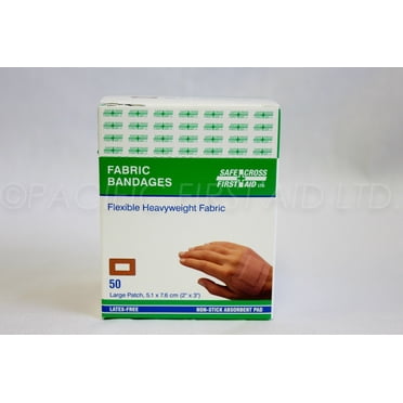 Bandage en Tissu Flexible - Grand Pansement - 50/boîte