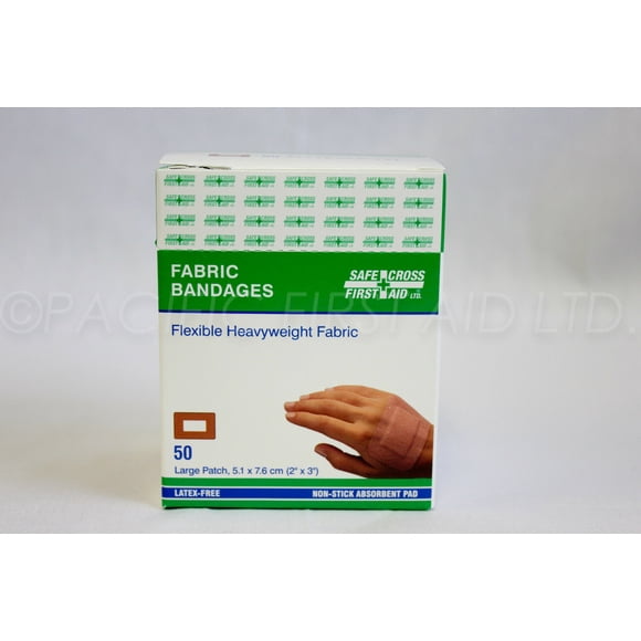 Flexible Fabric Bandage - Large Patch - 50/Box