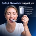 thumbnail image 4 of Simzlife Nugget Ice Maker Countertop, Portable Ice Maker Machine with Self-Cleaning Function, 35lbs/Day, Soft Chewable Pellet Ice, Silver, 4 of 8