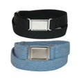 thumbnail image 1 of CTM® Ceinture Élastique avec Boucle Magnétique Invisible (Lot de 2 Couleurs) (pour Femmes Grande Taille, 1 of 3