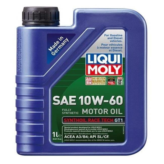 Liqui Moly 2068 1 L SAE 10W-60 Synthoil Race Technology GT1 Motor Oil