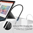 thumbnail image 3 of Surface Connect to USB-C Charging Cable Compatible for Surface Pro7 Go2 Pro6 5/4/3 Laptop1/2/3 & Surface Book, 3 of 8