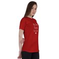 thumbnail image 1 of Inkmeso Femmes Citation Haut Mon Chien Pense Que Je Suis Cool T-Shirt Imprimé Graphique, 1 of 7