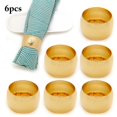 thumbnail image 2 of Coofit Ensemble de Bagues pour Serviettes en Alliage : Porte-Serviettes Décoratifs Boucles pour Serviettes pour Table, 2 of 7