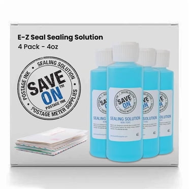 Pitney Bowes 601-9 Solution de Scellage Compatible E-Z Seal (Lot de 6 - 4 Oz) - Scelleuse d'Enveloppes pour Système d'Envoi Série DM - Scellage d'Enveloppes pour une Scellage Sans Effort