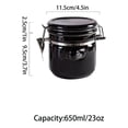 thumbnail image 3 of CUITING Coffee Canisters With Airtight Lids  Ceramic Containers With Lids  Cookie Jars With Lids Airtight Decorative-blue-650ml/23oz, 3 of 9
