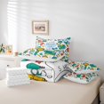thumbnail image 5 of Colorful Stationery Painting Bed in a Bag Full 7 Pieces,Notebook Pen Comforter Set Reversible Kids Back to School Design,Ultra Soft & Breathable Bedding Sets with Comforter,Sheets,Pillowcases & Shams, 5 of 5