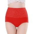 thumbnail image 2 of Ketyyh-chn99 Culottes pour Femmes en Coton Sans Coutures Culottes pour Femmes Invisibles String pour Dames Sans Marque Culottes Respirantes sous-Vêtements pour Femmes Rouge, 4TG, 2 of 3