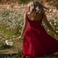 thumbnail image 4 of Women Summer Sleeveless Solid Color High Waist Midi Cami Dress, 4 of 5