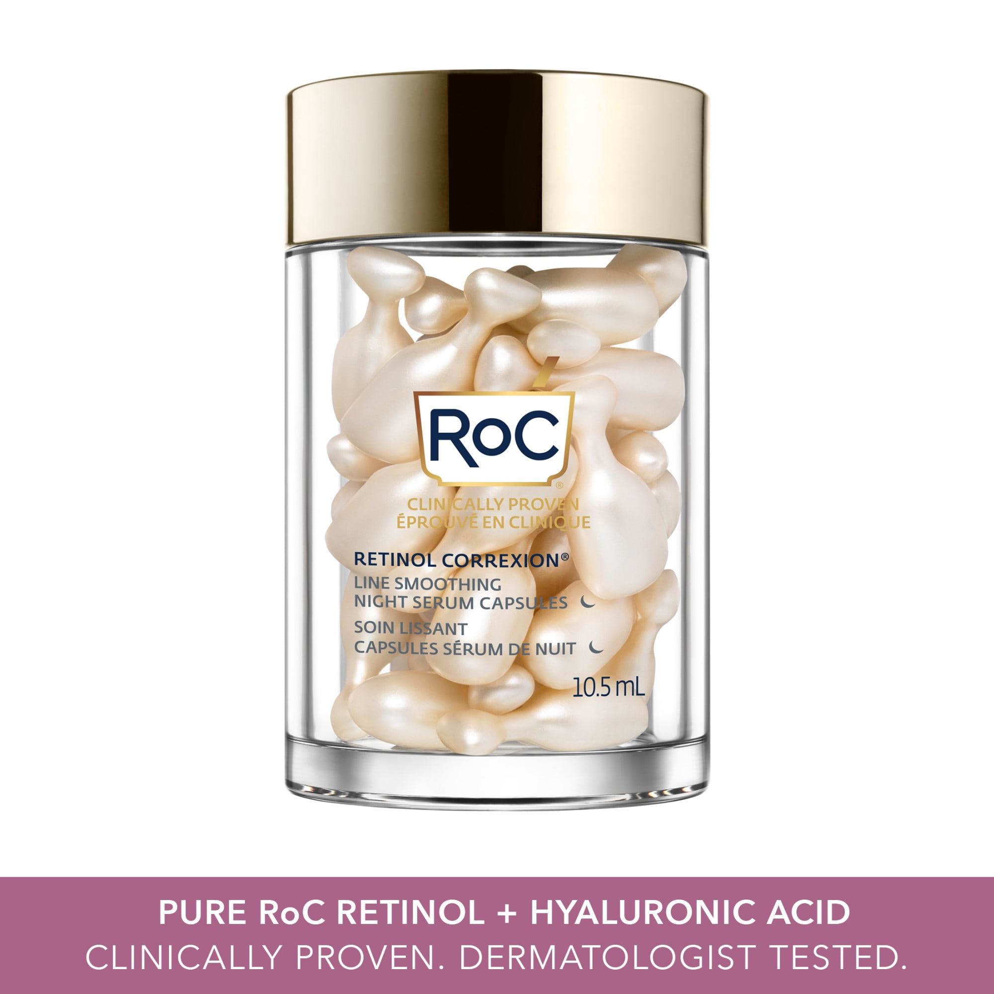 RoC Skincare - Retinol Correxion®️ - Line Smoothing Night Serum Capsules (10.5ml)