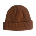 thumbnail image 4 of Tuque Tricotée Exquise Confortable Style Simple Femmes Hommes Mode Chapeaux Couvre-Chef Ornement Vêtement Accessoire pour Déco de Robe Brun, 4 of 6