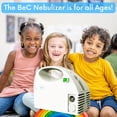thumbnail image 2 of BeC COMPACT, PORTABLE NEBULIZER WITH ALL ACCESSORIES, For Adults and Children, includes 20 Filters, 2 of 6
