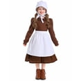 thumbnail image 1 of WEAIXIMIUNG Robes pour Filles 4T à 5T Enfants Festival Européen Scène Jeu Robe de Ferme Rurale Vêtements pour Enfants, 1 of 6