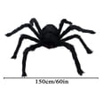 thumbnail image 2 of Leutsin Halloween Simulation Skull Big Spider 150cm Plush Spider Ornament, 2 of 2