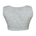 thumbnail image 5 of AherBiu Womens Crop Tank Tops Summer Sexy Workout Sleeveless Undershirt Square Neck Stretchy Mini Tank Solid Color, 5 of 5