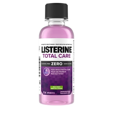Listerine Total Care Zero Mild Mint Antiseptic Mouthwash, Alcohol Free