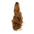 thumbnail image 1 of Fil Long Bouclé à Grosses Vagues Résistant aux Hautes Températures pour Femme, Pince-Perruque Queue de Cheval pour un Style Stylé, 1 of 3