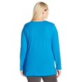 thumbnail image 2 of Just My Size T-Shirt à Manches Longues pour Femmes Grande Taille, Deep Dive, 2X, 2 of 2