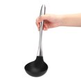 thumbnail image 3 of Wchiuoe Stainless Steel Soup Ladle Spoon Handle Silicone Cooking Spoon Scoop Soup Ladle Kitchenware Kitchen Tool, 3 of 8