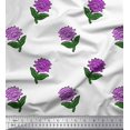 thumbnail image 1 of Soimoi Rayon Fabric Leaves & Floral Block Print Fabric by The Yard 42 Inch Wide, 1 of 3