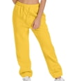thumbnail image 2 of Timegard Womens Sweatpants Jogger Pants Elastic Waist Solid Color Trousers with Pockets Workout Pants, 2 of 7