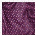 thumbnail image 4 of Soimoi Pink Silk Fabric Insect Printed Fabric 1 Yards 42 Inch Wide, 4 of 6