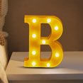 thumbnail image 1 of Chmadoxn LED Letter Lights Sign Light Up For Home Party Wedding Decoration Light Up Letters Alphabet Letter Sign Battery Powered For Christmas Birthday Party Decoration warning light, 1 of 3