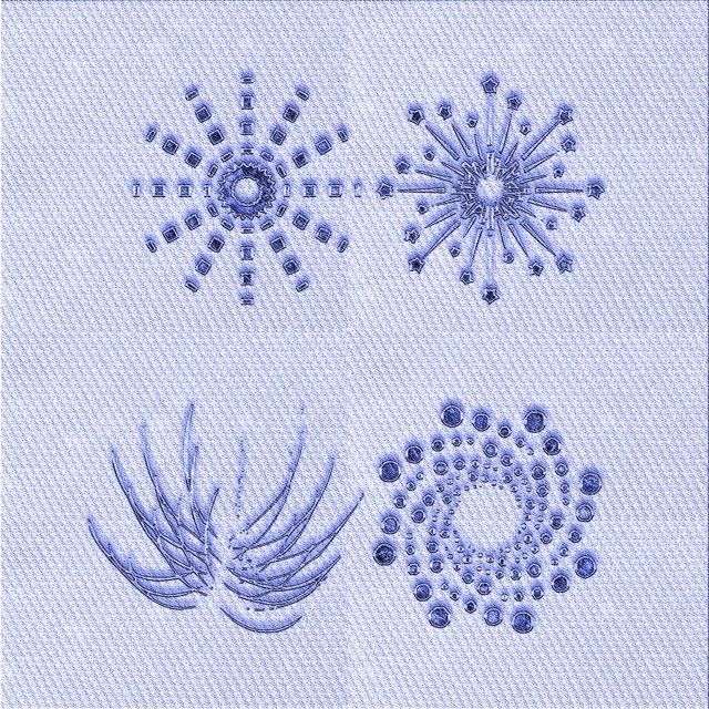 Ahgly Tapis d'Intérieur Lavable en Machine Carré Lavande Bleu, 4 Pieds Carré