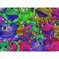 thumbnail image 5 of oneOone Rayon Multicolor Fabric Cat Sewing Material Print Fabric By The Yard 56 Inch Wide, 5 of 5
