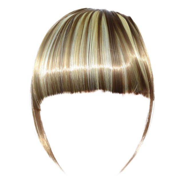 Fridja Bandeau Tressé Frange Synthétique Frange Résistante à la Chaleur Extensions de Cheveux pour Femme
