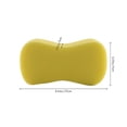 thumbnail image 3 of Oleegame 2PC Cleaning Brush Car Wash Sponge Extra Size Washing Cellulose Super Absorbent Multi Use Cleaning Sponge Yellow 2 Packs Yellow, 3 of 3