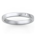 thumbnail image 3 of Bague Empilable avec Pierre de Naissance Gravée - Zircon Cubique / Topaze Blanche (Avril), 3 of 7