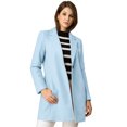 thumbnail image 3 of INSPIRE CHIC Manteau Long Classique à Manches Longues avec Revers Cranté pour Femmes, 3 of 7