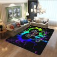 thumbnail image 1 of Teen Boys Carpets Printed Gamepad Living Room Mat Gamer Bedroom Area Rugs Controller Player Home Decor Non-Slip Crystal Sofa Floor 60*120cm, 1 of 2