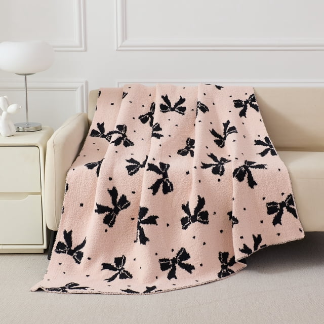 Mainstays Cozy Throw Bows