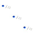 thumbnail image 2 of Transemion Car Modification Lightweight And Stylish Hood Lock Multiple Options Available blue DP16-32 3Set, 2 of 6