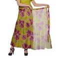 thumbnail image 2 of Moomaya Jupes Évasées Imprimées pour Femmes Vêtements Décontractés d'Été, 2 of 6