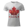 thumbnail image 1 of TIMIFIS T-Shirts pour Femmes - T-Shirt Feuille d'Érable du Canada - Hauts d'Été à Col Rond et Manches Courtes - T-Shirt Vintage Décontracté, 1 of 2