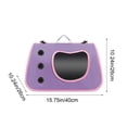 thumbnail image 3 of Lksixu Pet Supplies SingleShoulder Cats Carrier Portable Handheld Pet Bag For Outdoors Large Capacity Foldable Pet Backpack Cats Airline-Approved Carrier for Small Dogs and Cats, 3 of 6