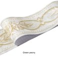 thumbnail image 3 of relayinert Wood Marbling SelfAdhesive Skirting Line Exquisite And Easy Maintenance And Environmentally Friendly PVC Durable green peony 1Set, 3 of 6