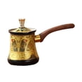 thumbnail image 3 of Luzkey Turkish Coffee Pot Chocolate Butter Milk Cup W Anti Overflow Spout Turkish Coffee Maker Saucepan for Milk for Kitchen Camping 72ml, 3 of 8