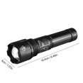 thumbnail image 3 of Pisexur Powerful LED Flashlight XHP50 Torch USB Rechargeable Lamp Ultra Brigh on Clearance, 3 of 8