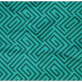 thumbnail image 4 of oneOone Organic Cotton Poplin Twill Fabric Greek Key Geometric Decor Fabric Printed BTY 42 Inches Wide, 4 of 5