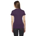 thumbnail image 2 of Women’s Fine Jersey Tee, S, Eggplant, 2 of 3